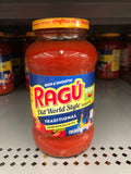 3 JARS Ragu Old World Style Traditional Spaghetti Pasta Sauce 24 oz Jar