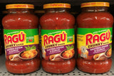 3 JARS Ragu Chunky Sauted Onion & Garlic Spaghetti Pasta Sauce 24 oz Jar