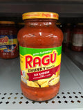 3 JARS Ragu Chunky Creations Six Cheese Spaghetti Pasta Sauce 24 oz Jar