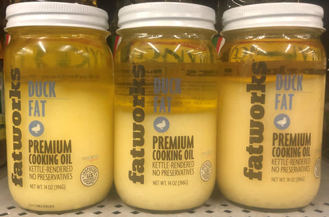 3 Jars Fatworks Duck Fat Cage Free 14 Oz