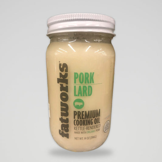 Fatworks Pork Lard 14 Oz Jar