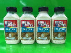 4 BOTTLES House Autry Tartar Sauce 9 Oz shrimp clams oysters crab cakes fish