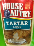 4 BOTTLES House Autry Tartar Sauce 9 Oz shrimp clams oysters crab cakes fish