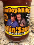 2 Bottles John Boy and Billy's Sweet & Mild Barbecue Grillin Sauce BBQ