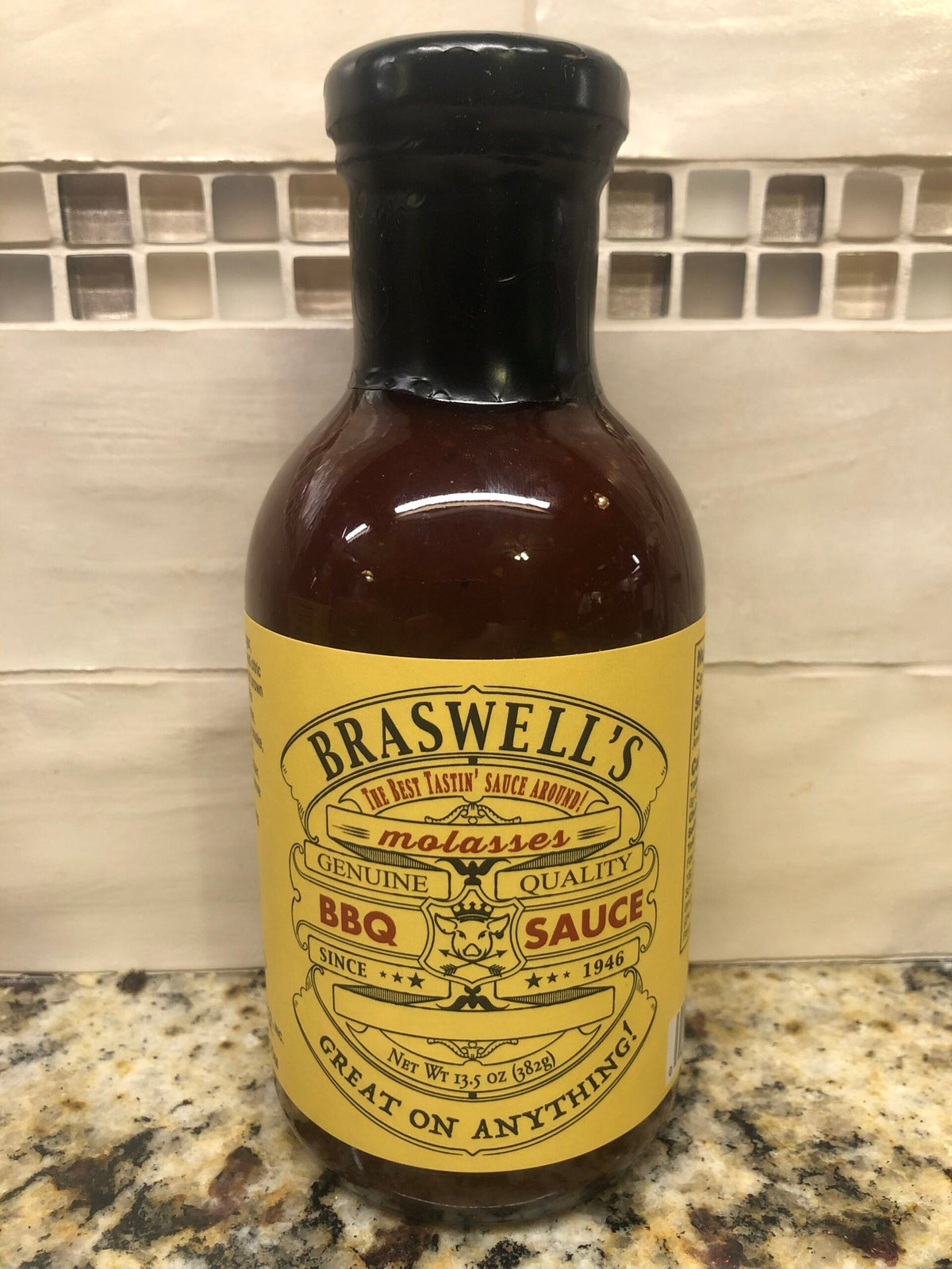 3 Bottles of Barbecue Sweet Molasses BBQ & Dipping Sauce, 13.5 oz