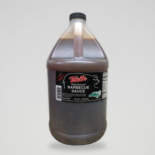 Well's Original Hog Heaven Barbecue Sauce, 1 gallon
