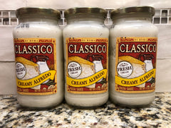 3 JARS Classico Creamy Alfredo Pasta Sauce 15 oz Jar Spaghetti Cheese