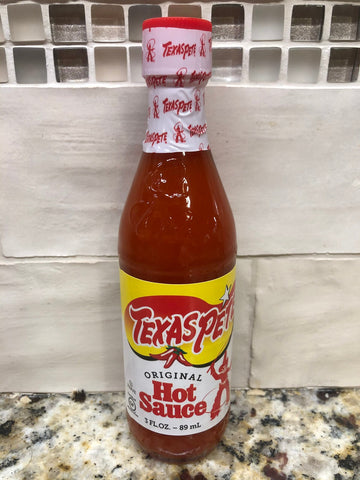 6 BOTTLES Texas Pete Hot Sauce Pepper Wing 3 oz Bottle Carry Size