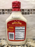 4 Squeeze Bottles of Crowning Touch Zesty Horseradish Sauce 16 oz Hot