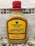 4 Squeeze Bottles of Crowning Touch Honey Spice Mustard 16 oz