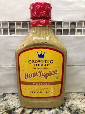 4 Bottles of Crowning Touch Honey Spice Mustard, 16 oz