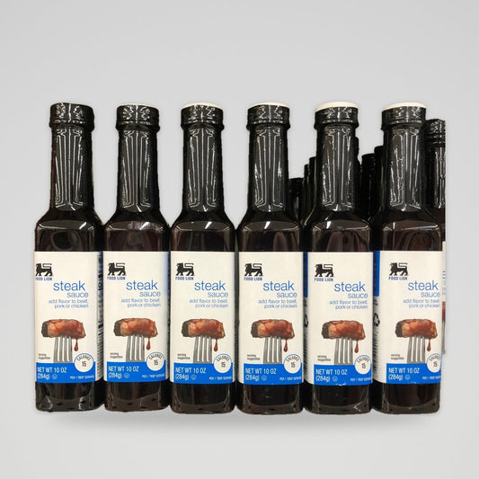 6 Bottles of A1 Style Food Lion Steak Sauce, 10 oz