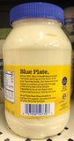 2 JARS Blue Plate Real Mayonnaise Mayo Sandwich Spread Dressing Hellmans