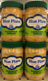 4 JARS Blue Plate Sandwich Spread 16 oz. Jar Relish Mayonnaise Burger