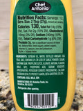 4 BOTTLES Chef Antonio Extraordinary Garlic Dipping and Pizza Sauce 12 oz