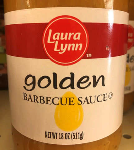 3 Bottles of Laura Lynn Golden BBQ Sauce, 18 oz