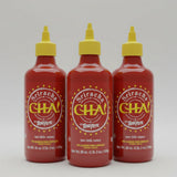 Texas Pete Sriracha CHA! Hot Sauce Pepper Burgers Soup Eggs