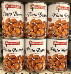 6 CANS Hanover Pinto Beans 15.5 oz Can Chili Dip Soup Kosher