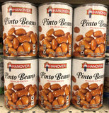 6 CANS Hanover Pinto Beans 15.5 oz Can Chili Dip Soup Kosher