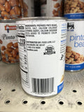 6 Cans of Food Lion Pinto Beans, 15.5 oz