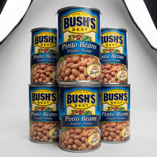 6 Cans of Bush's Pinto Beans, 16 oz