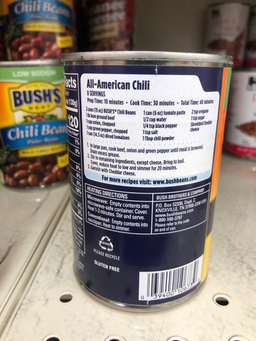6 Cans of Bush's Best Low Sodium Pinto Beans in Mild Chili Sauce, 15 oz