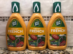 3 BOTTLES Wish-Bone Creamy French Dressing Salad Dressing 15 oz