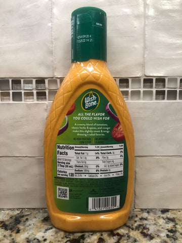 3 Bottles Wish-Bone Creamy French Dressing Salad Dressing 15 oz