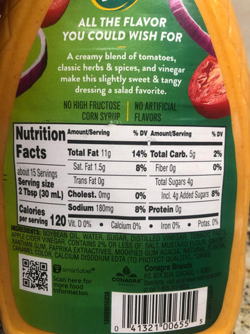 3 BOTTLES Wish-Bone Creamy French Dressing Salad Dressing 15 oz