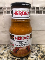 Herdez Medium Cilantro Lime Salsa Cremosa 15.3 oz Jar Dip Relish Sauce Pepper