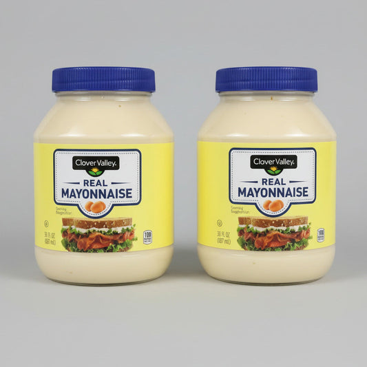2 Jars of Clover Valley Real Mayonnaise Mayo, 30 oz