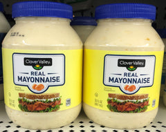 2 JARS Clover Valley Real Mayonnaise Mayo 30 oz Sandwich Dressing JFG DG