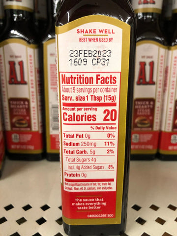 6 Bottles of A1 Steak Sauce, 5 oz