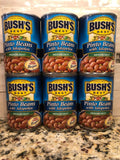 6 CANS Bush's Best Pinto Beans with Jalapenos 16 oz Can Chili Soup