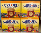 4 BOXES Sure Jell Original Premium Fruit Pectin 1.75 oz Canning Jelly