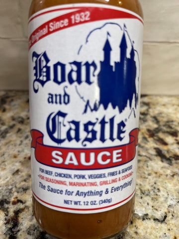 3 Bottles of Boar and Castle Sauce Steak Grilling BBQ Sauce, 12 oz