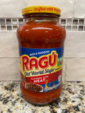 3 Jars of Ragu Old World Style Meat Flavored Tomato Spaghetti Pasta Sauce, 24 oz