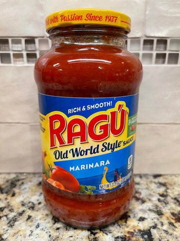 3 JARS Ragu Old World Style Marinara Spaghetti Pasta Sauce 24 oz Jar