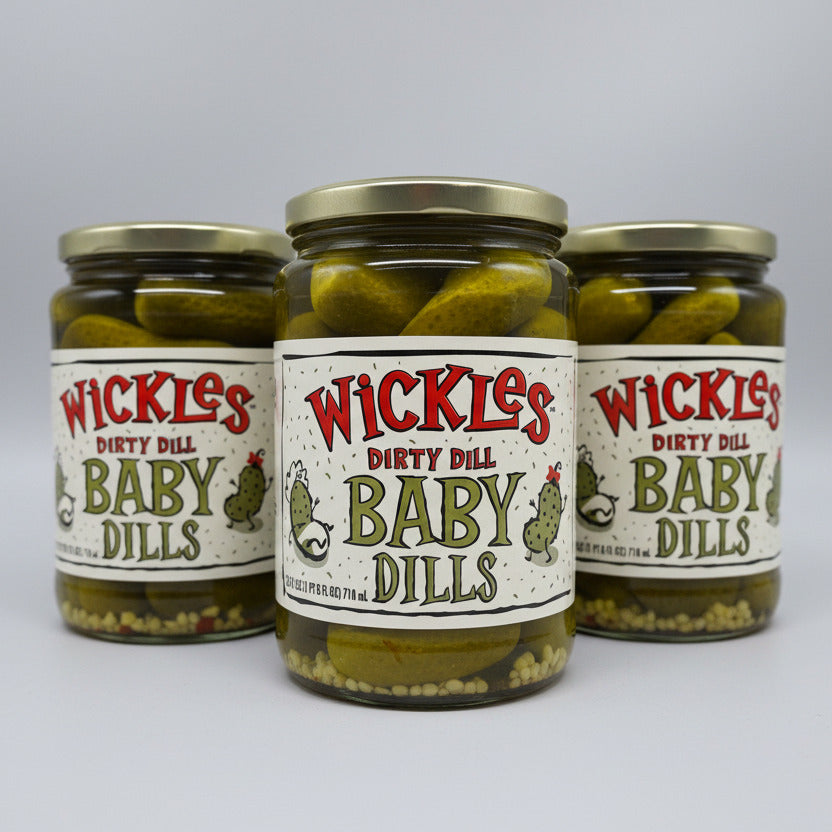 Wickles Dirty Dill Baby Dills Pickle, 24 oz