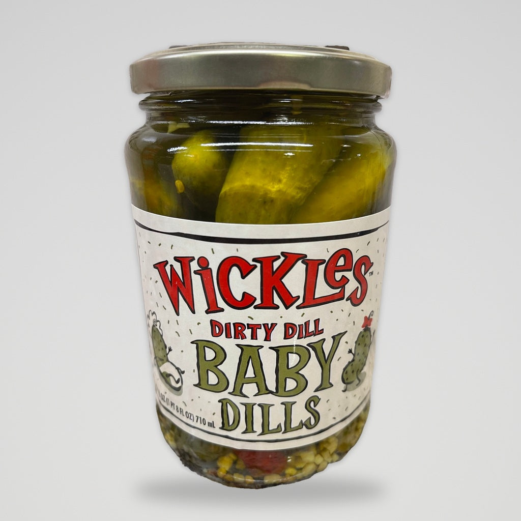 Wickles Dirty Dill Baby Dills Pickle, 24 oz