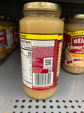 3 Jars of Heinz Home Style Roasted Turkey Gravy Value Size, 18 oz