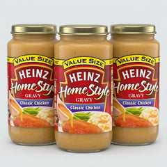 3 Jars Heinz Home Style Classic Chicken Gravy Value Size 18 oz (Copy)