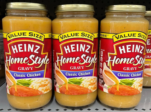 3 JARS Heinz Home Style Classic Chicken Gravy Value Size 18 oz (Copy)