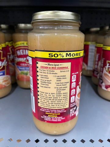 3 Jars Heinz Home Style Classic Chicken Gravy Value Size 18 oz