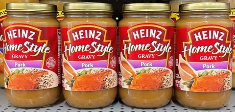 4 JARS Heinz Home Style Pork Gravy 12 oz Chops Mashed Potatoes Poutine