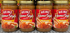 4 JARS Heinz Home Style Mushroom Gravy 12 oz Swiss Burger Potatoes