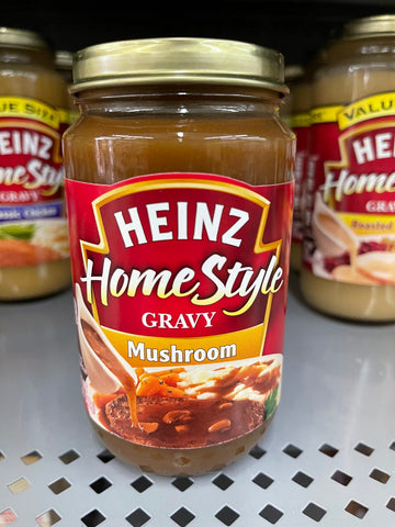 4 JARS Heinz Home Style Mushroom Gravy 12 oz Swiss Burger Potatoes