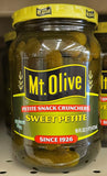 3 Jars of Mount Olive Sweet Petite Snack Crunchers Pickles, 16 oz