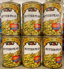6 CANS Margaret Holmes Southern Style Butter Peas 15 oz Can Blackeyed