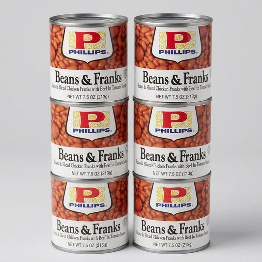 Phillips Beef & Tomato Sauce Beans & Franks, 7.5 oz